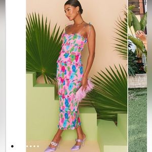 Show Me Your MuMu Stella Floral Smocked Dress